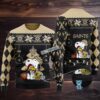 New Orleans Saints Baby Groot Hug Ugly Sweater Black Naughty