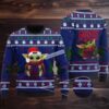 San Francisco 49Ers Baby Yoda Star Wars Ugly Christmas Sweater Yellow Red Mens San Francisco 49Ers Baby Yoda Star Wars Ugly Christmas Sweater Yellow Red Mens