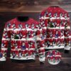New York Giants The Grinch Ugly Christmas Sweater Cute Blue White