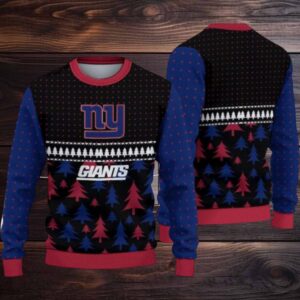 New York Giants Ugly Christmas Sweater Mens Womens