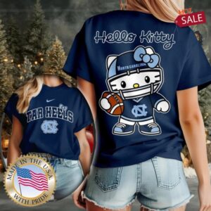 North Carolina Tar Heels NCAA Hello Kitty Shirt
