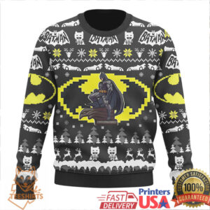 Official DC Comics Batman Ugly Christmas Sweater