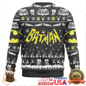 Official DC Comics Batman Ugly Christmas Sweater