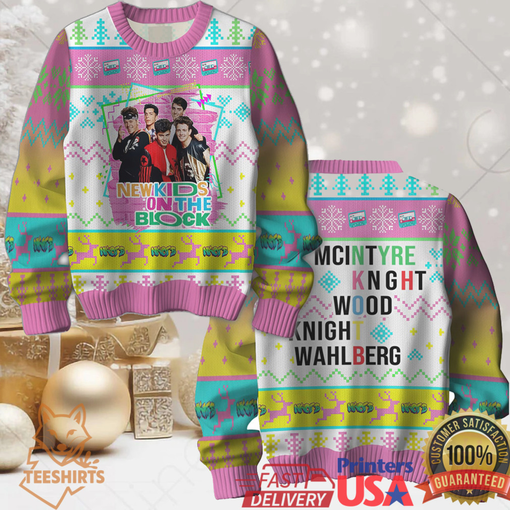 Official New Kids On The Block (NKOTB) Christmas Sweater Official New Kids On The Block (NKOTB) Christmas Sweater