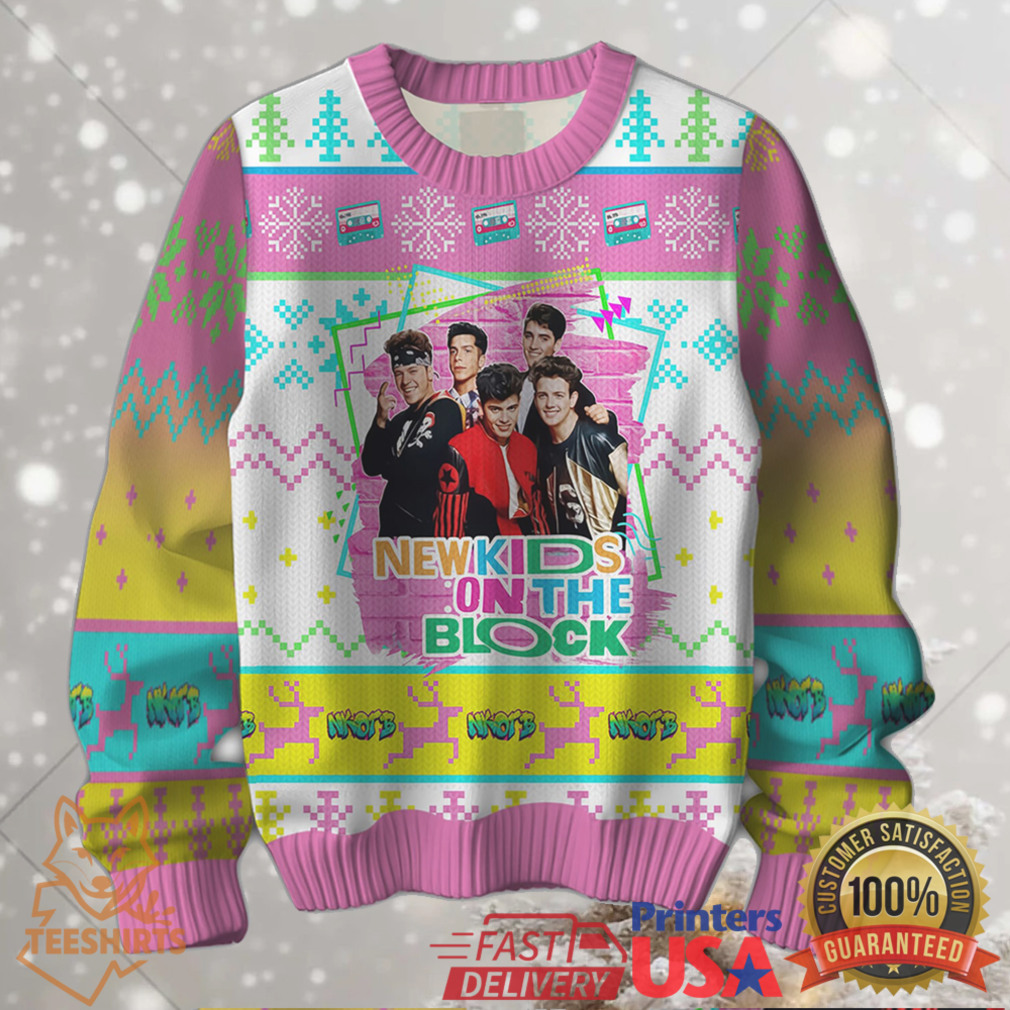 Official New Kids On The Block (NKOTB) Christmas Sweater Official New Kids On The Block (NKOTB) Christmas Sweater