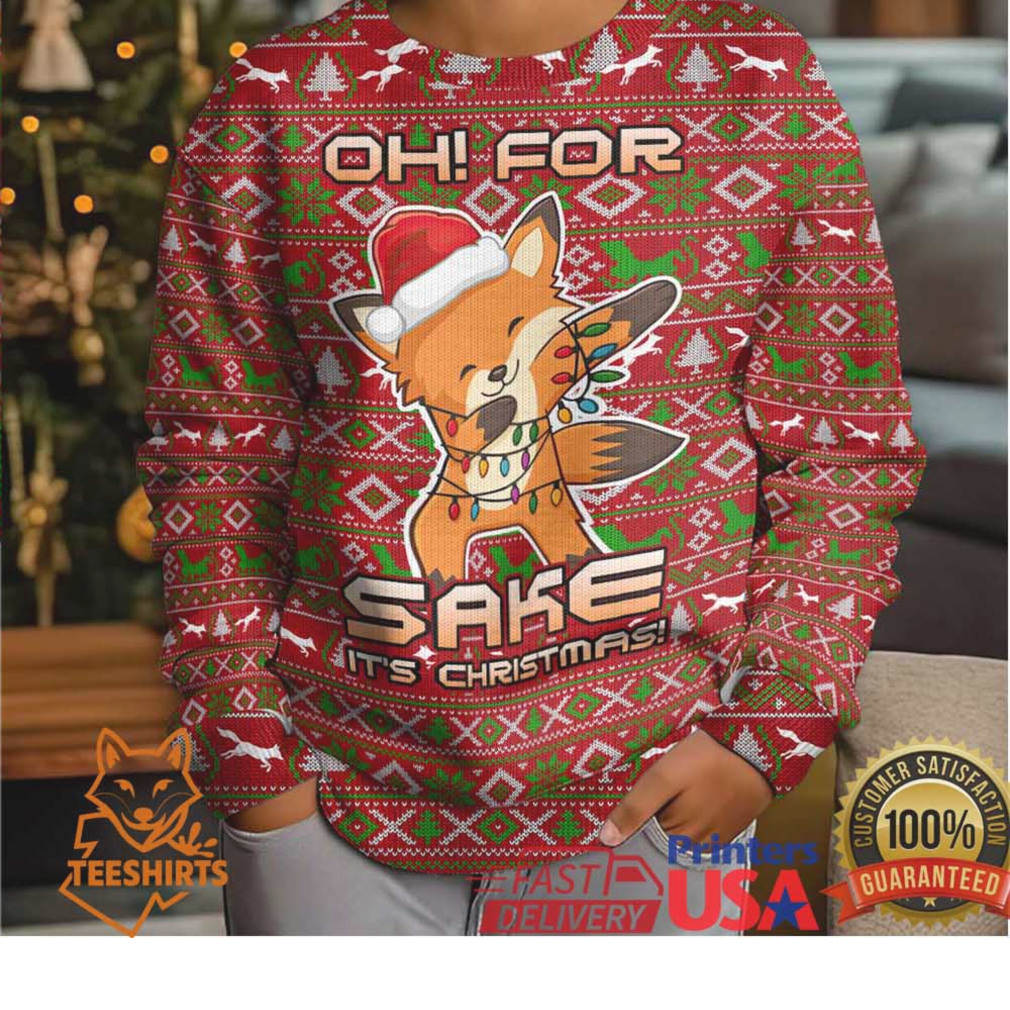 Oh For Fox Sake Christmas Kid Ugly Christmas Sweater Xmas Holiday Patterns Oh For Fox Sake Christmas Kid Ugly Christmas Sweater Xmas Holiday Patterns