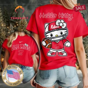 Ole Miss Rebels NCAA Hello Kitty Shirt