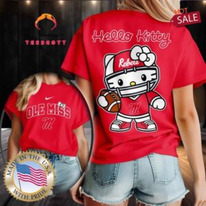 Ole Miss Rebels NCAA Hello Kitty Shirt