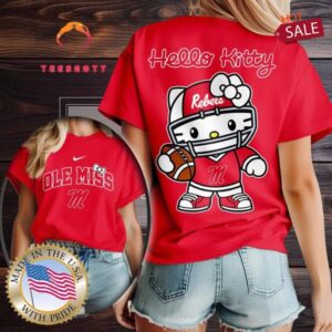 Ole Miss Rebels NCAA Hello Kitty Shirt