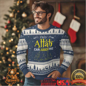 Only Allah Can Judge Me Ugly Christmas Sweater Islamic Muslim Ramadan Eid Only Allah Can Judge Me Ugly Christmas Sweater Islamic Muslim Ramadan Eid