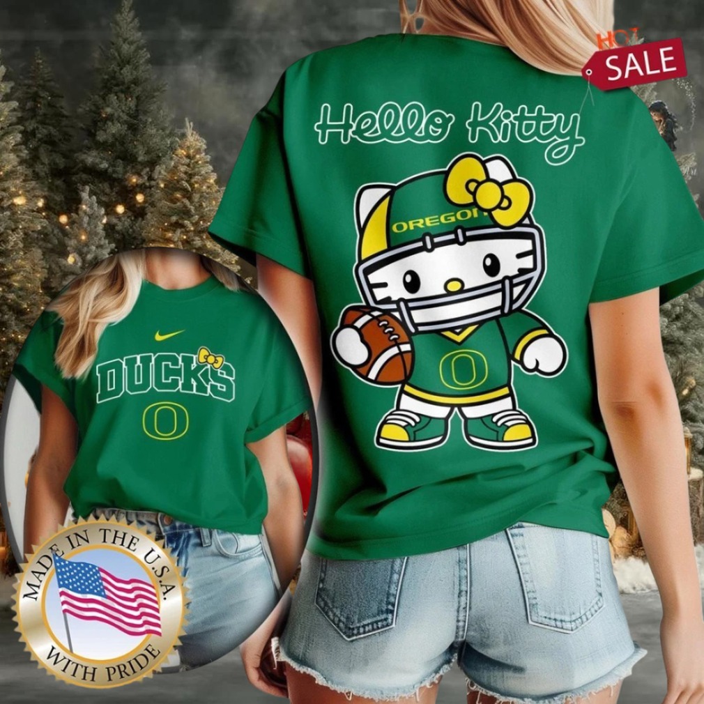 Oregon Ducks NCAA Hello Kitty Shirt Oregon Ducks NCAA Hello Kitty Shirt