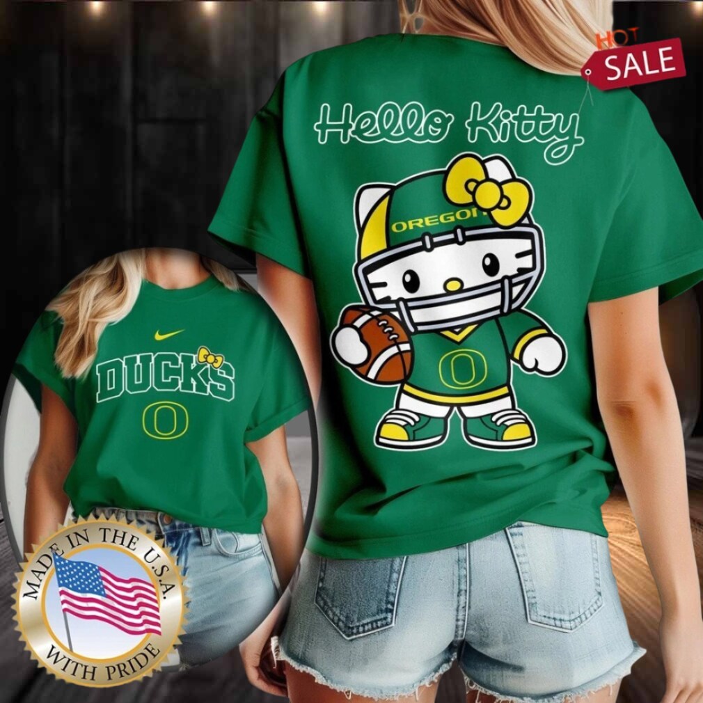 Oregon Ducks NCAA Hello Kitty Shirt Oregon Ducks NCAA Hello Kitty Shirt