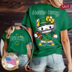 Oregon Ducks NCAA Hello Kitty Shirt
