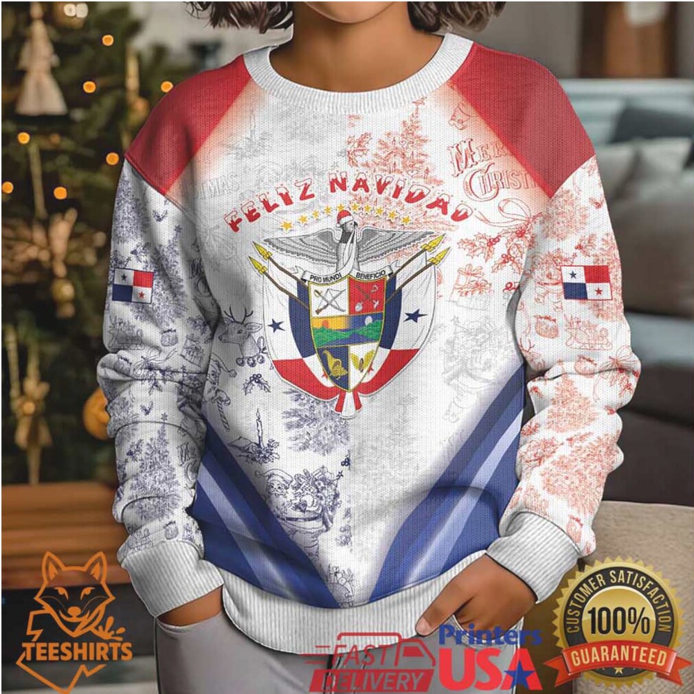 Panama Christmas Kid Ugly Christmas Sweater Coat Of Arms Santa Harpy Panama Christmas Kid Ugly Christmas Sweater Coat Of Arms Santa Harpy