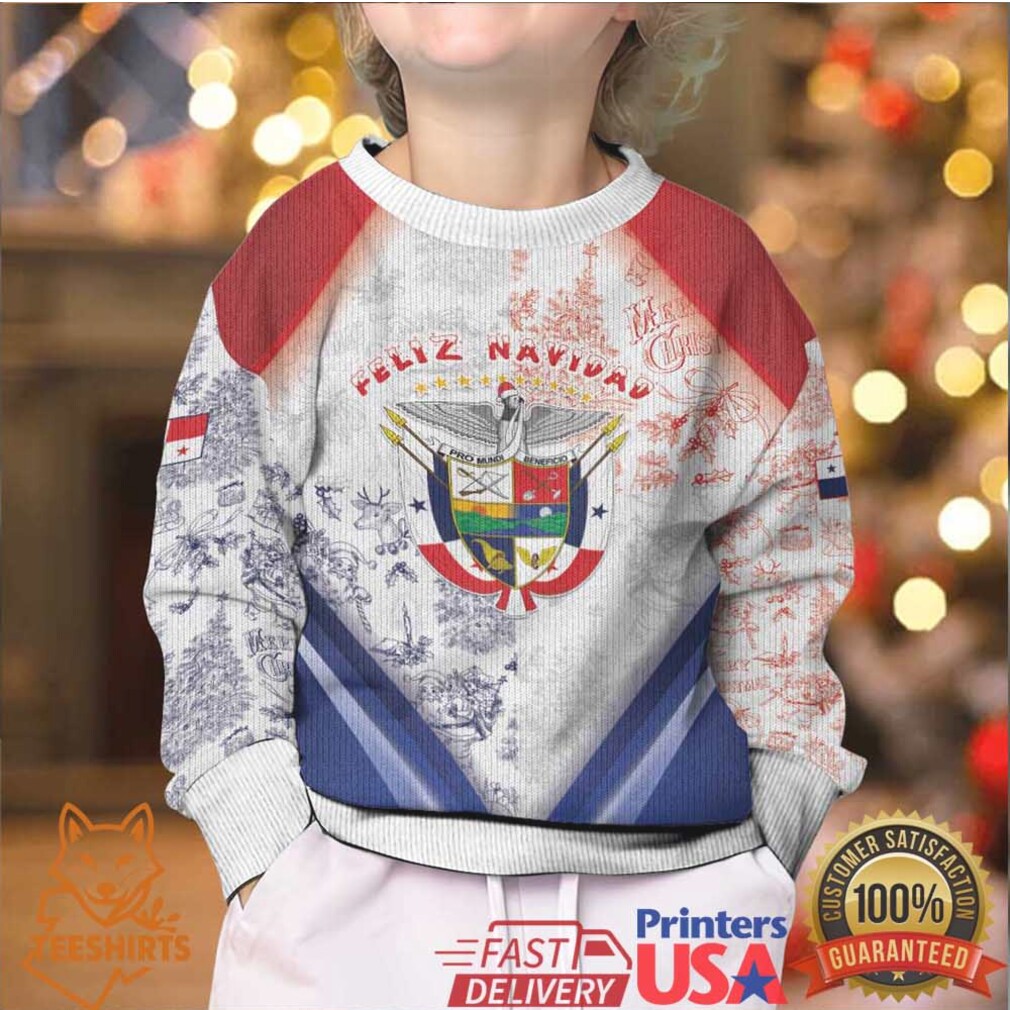 Panama Christmas Kid Ugly Christmas Sweater Coat Of Arms Santa Harpy Panama Christmas Kid Ugly Christmas Sweater Coat Of Arms Santa Harpy