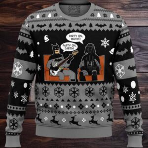Party on Wayne Ugly Christmas Sweater