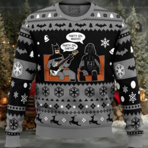 Party on Wayne Ugly Christmas Sweater