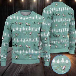 Peanuts Snoopy Christmas Knitted Sweater