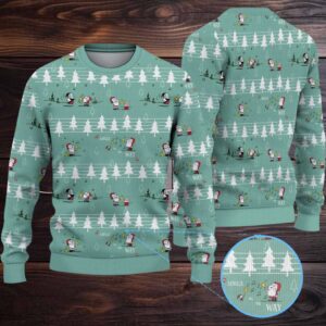 Peanuts Snoopy Christmas Knitted Sweater