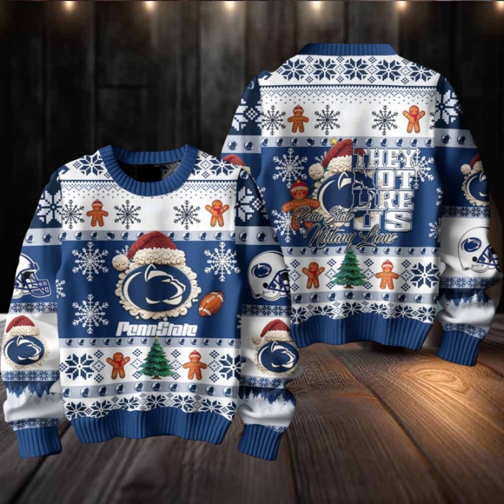 Penn State Football They Not Like Us Christmas Ugly Sweater Mens Womens For Sale Penn State Football They Not Like Us Christmas Ugly Sweater Mens Womens For Sale