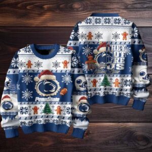 Penn State Football They Not Like Us Christmas Ugly Sweater Mens Womens For Sale