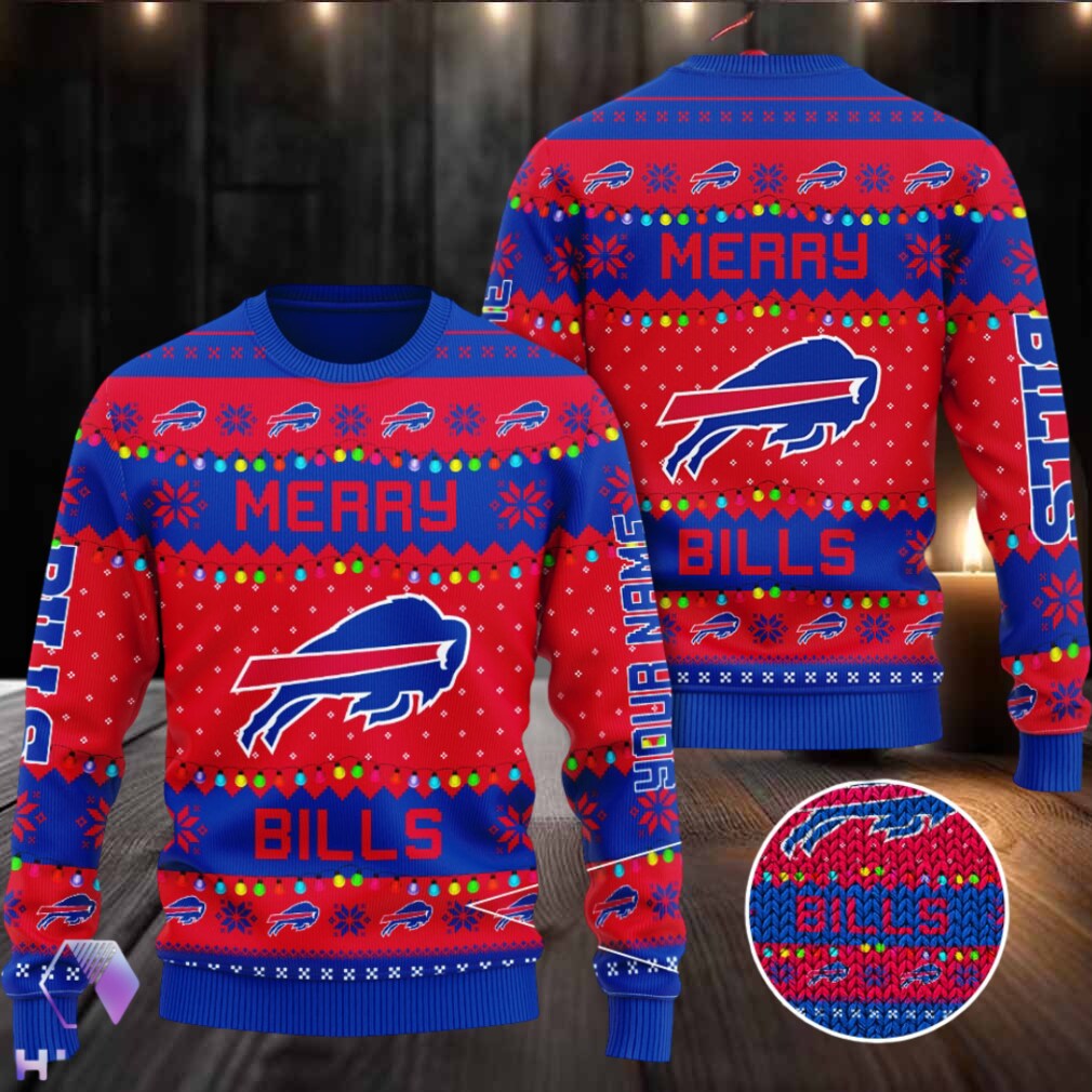 Personalized Buffalo Bills 3D Ugly Sweater Personalized Buffalo Bills 3D Ugly Sweater