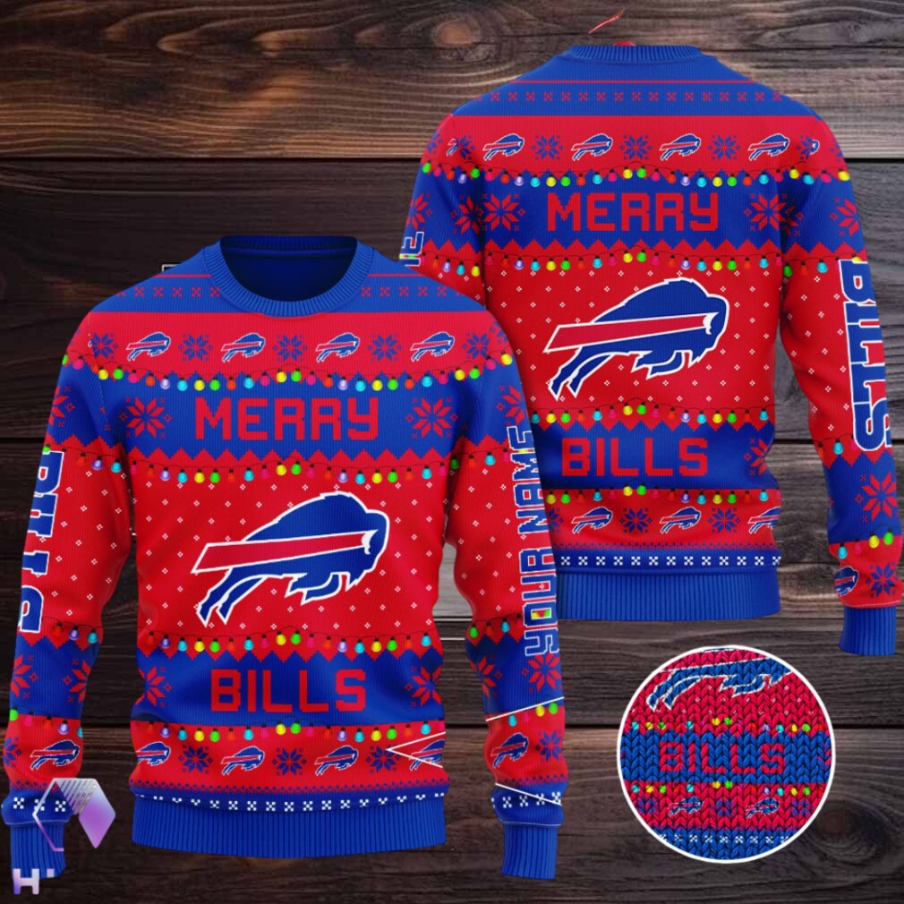 Personalized Buffalo Bills 3D Ugly Sweater Personalized Buffalo Bills 3D Ugly Sweater