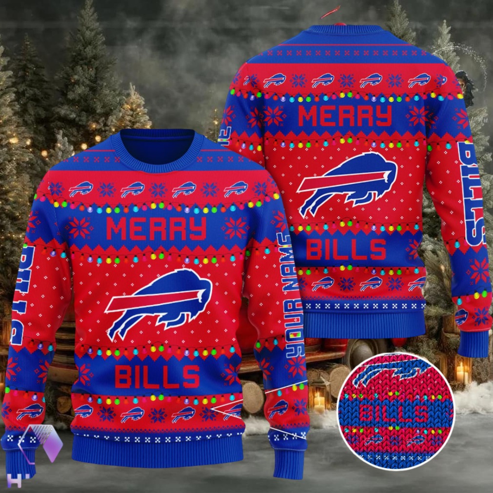 Personalized Buffalo Bills 3D Ugly Sweater Personalized Buffalo Bills 3D Ugly Sweater