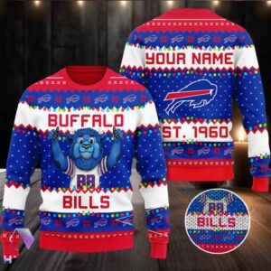 Personalized Buffalo Bills 3D Ugly Sweaters