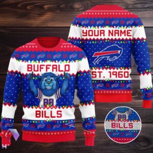 Personalized Buffalo Bills 3D Ugly Sweaters