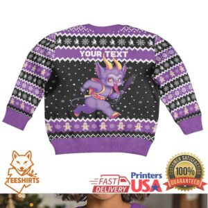 Personalized German Krampus Christmas Kid Ugly Christmas Sweater German Christmas Legend