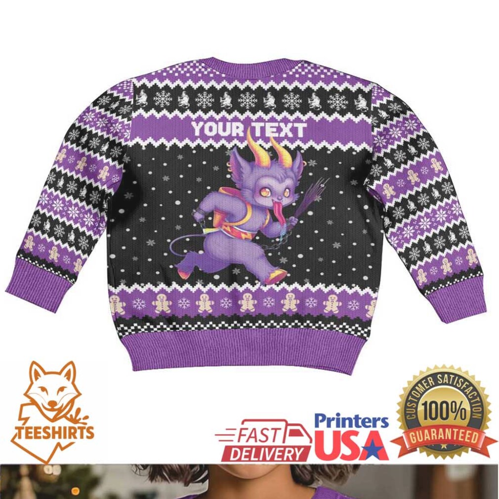 Personalized German Krampus Christmas Kid Ugly Christmas Sweater German Christmas Legend Personalized German Krampus Christmas Kid Ugly Christmas Sweater German Christmas Legend