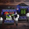 New York Giants Funny Santa Claus From Chimney Ugly Christmas Sweater Blue Cute New York Giants Funny Santa Claus From Chimney Ugly Christmas Sweater Blue Cute
