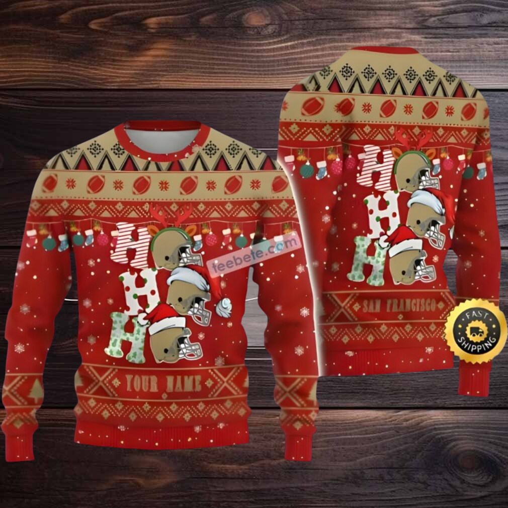 Personalized San Francisco 49Ers Mickey Mouse Ugly Christmas Sweater Red Cute Personalized San Francisco 49Ers Mickey Mouse Ugly Christmas Sweater Red Cute