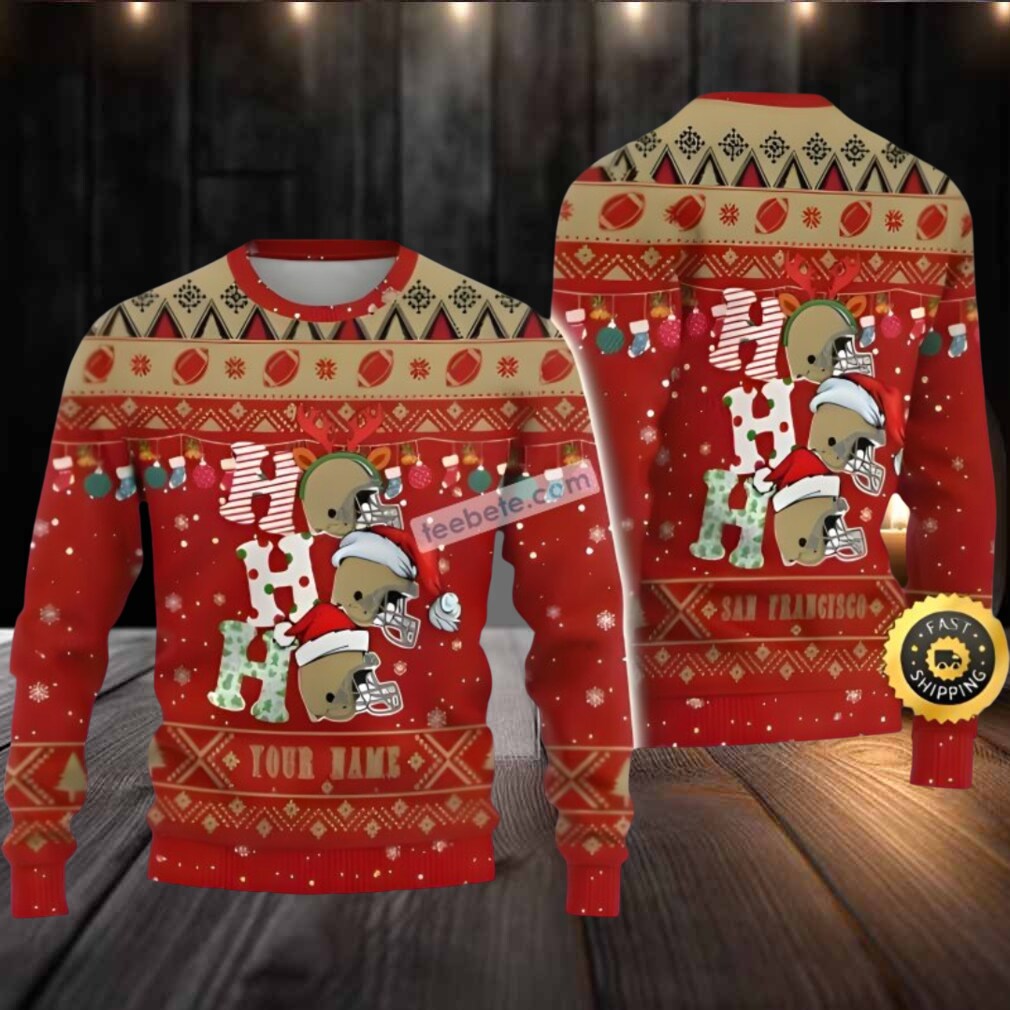 Personalized San Francisco 49Ers Mickey Mouse Ugly Christmas Sweater Red Cute Personalized San Francisco 49Ers Mickey Mouse Ugly Christmas Sweater Red Cute