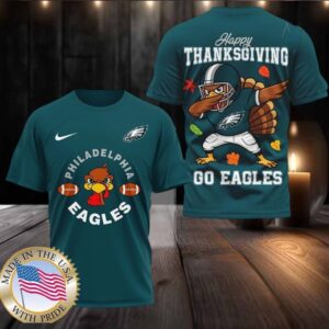 Philadelphia Eagles NFL Turkey Game Happy Thanksgiving Shirt