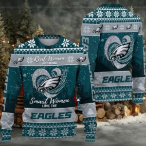 Philadelphia Eagles Real Women Love Football Ugly Christmas Sweater Men Women For Sale