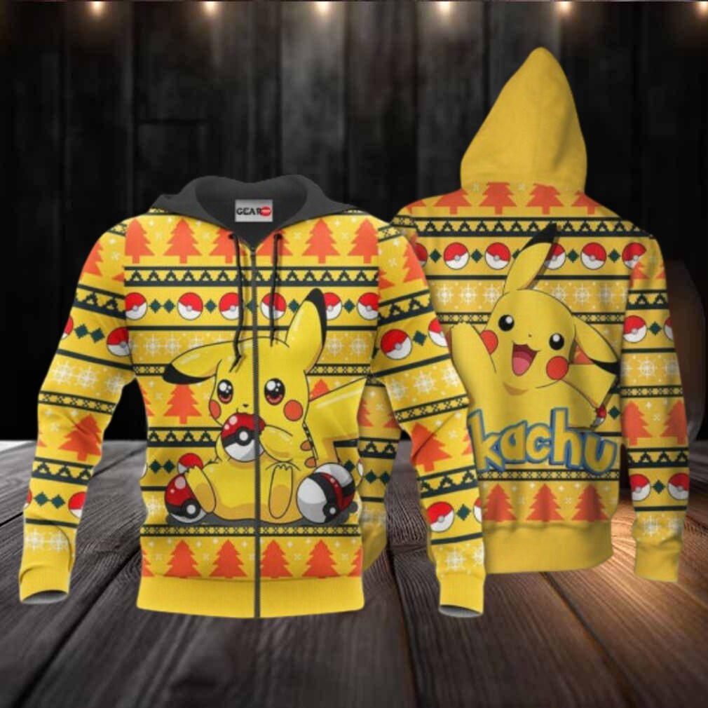 Pikachu Anime Pokemon Manga Ugly Christmas Sweater 1k803 Fan Gift Stylist Unisex Cartoon Graphic Outfits Aop 3d Hoodie Pikachu Anime Pokemon Manga Ugly Christmas Sweater 1k803 Fan Gift Stylist Unisex Cartoon Graphic Outfits Aop 3d Hoodie