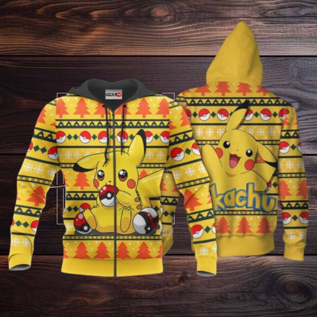 Pikachu Anime Pokemon Manga Ugly Christmas Sweater 1k803 Fan Gift Stylist Unisex Cartoon Graphic Outfits Aop 3d Hoodie Pikachu Anime Pokemon Manga Ugly Christmas Sweater 1k803 Fan Gift Stylist Unisex Cartoon Graphic Outfits Aop 3d Hoodie