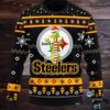 New Orleans Saints Santa Hat Minion Ugly Christmas Sweater Yellow Black Most New Orleans Saints Santa Hat Minion Ugly Christmas Sweater Yellow Black Most