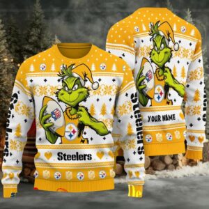 Pittsburgh Steelers Ugly Christmas Sweater BGSWT761 Pittsburgh Steelers Ugly Christmas Sweater BGSWT761