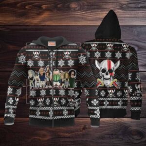 Red Hair Pirates Ugly Christmas Sweater One Piece Anime 1k495 Fan Gift Stylist Unisex Cartoon Graphic Outfits Aop 3d Hoodie,