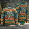 Masterpiece Literature Teacher Ugly Fluffy Christmas Sweater