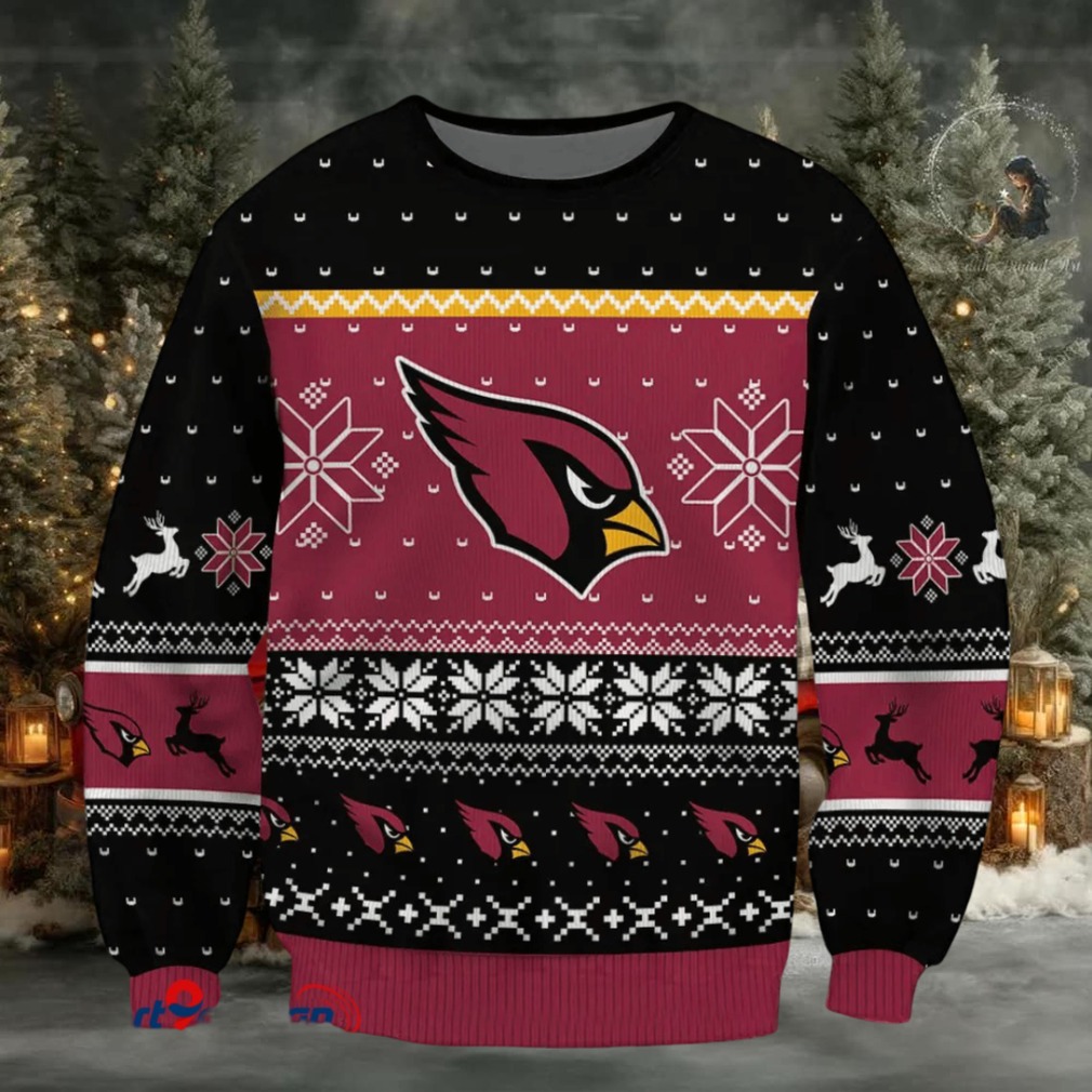 SPTBGSWT377 Arizona Cardinals Ugly Christmas Sweater SPTBGSWT377 Arizona Cardinals Ugly Christmas Sweater