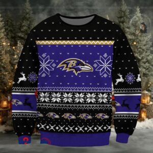 SPTBGSWT379 Baltimore Ravens Ugly Christmas Sweater SPTBGSWT379 Baltimore Ravens Ugly Christmas Sweater