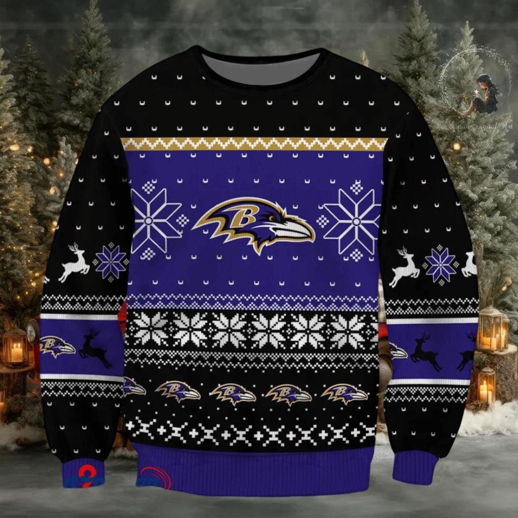 SPTBGSWT379 Baltimore Ravens Ugly Christmas Sweater SPTBGSWT379 Baltimore Ravens Ugly Christmas Sweater