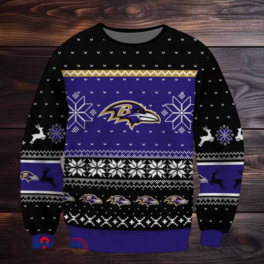 SPTBGSWT379 Baltimore Ravens Ugly Christmas Sweater SPTBGSWT379 Baltimore Ravens Ugly Christmas Sweater
