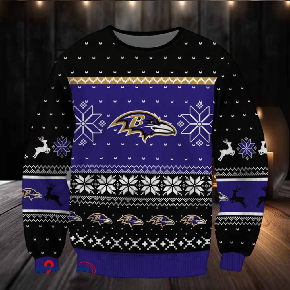 SPTBGSWT379 Baltimore Ravens Ugly Christmas Sweater SPTBGSWT379 Baltimore Ravens Ugly Christmas Sweater