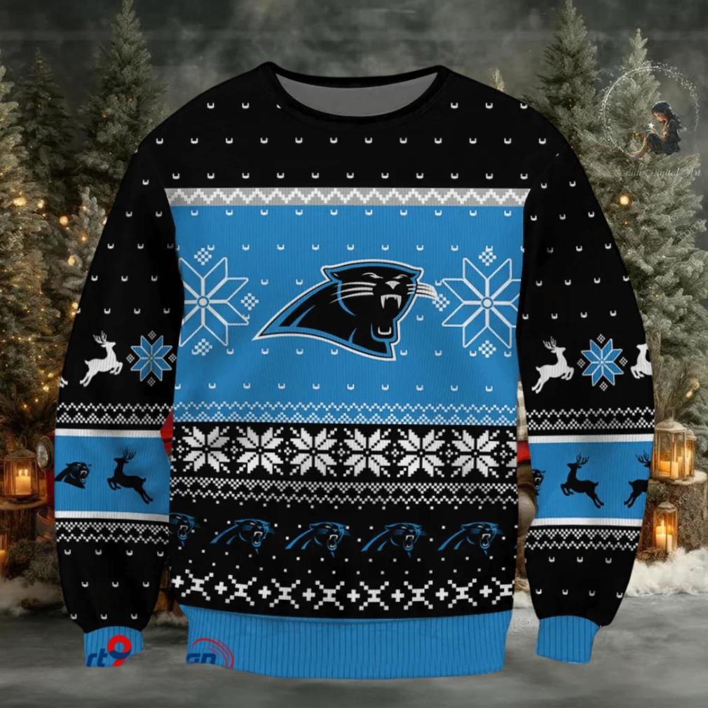 SPTBGSWT381 Carolina Panthers Ugly Christmas Sweater SPTBGSWT381 Carolina Panthers Ugly Christmas Sweater