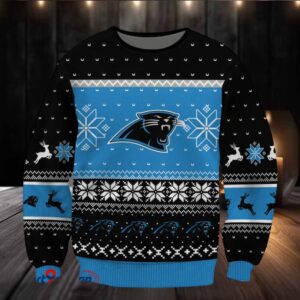 SPTBGSWT381 Carolina Panthers Ugly Christmas Sweater